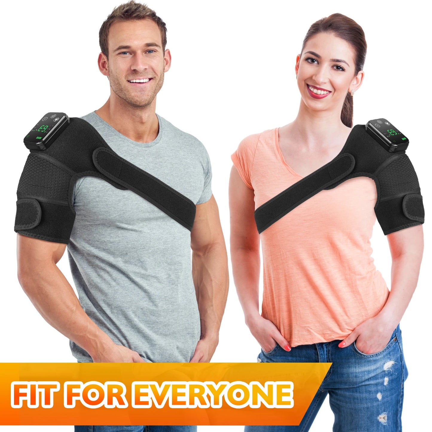 Thermal Knee Pad Eletric Knee Temperature Massager Leg Joint Brace Heating Vibration Massage 3 in 1 Elbow Shoulder Support